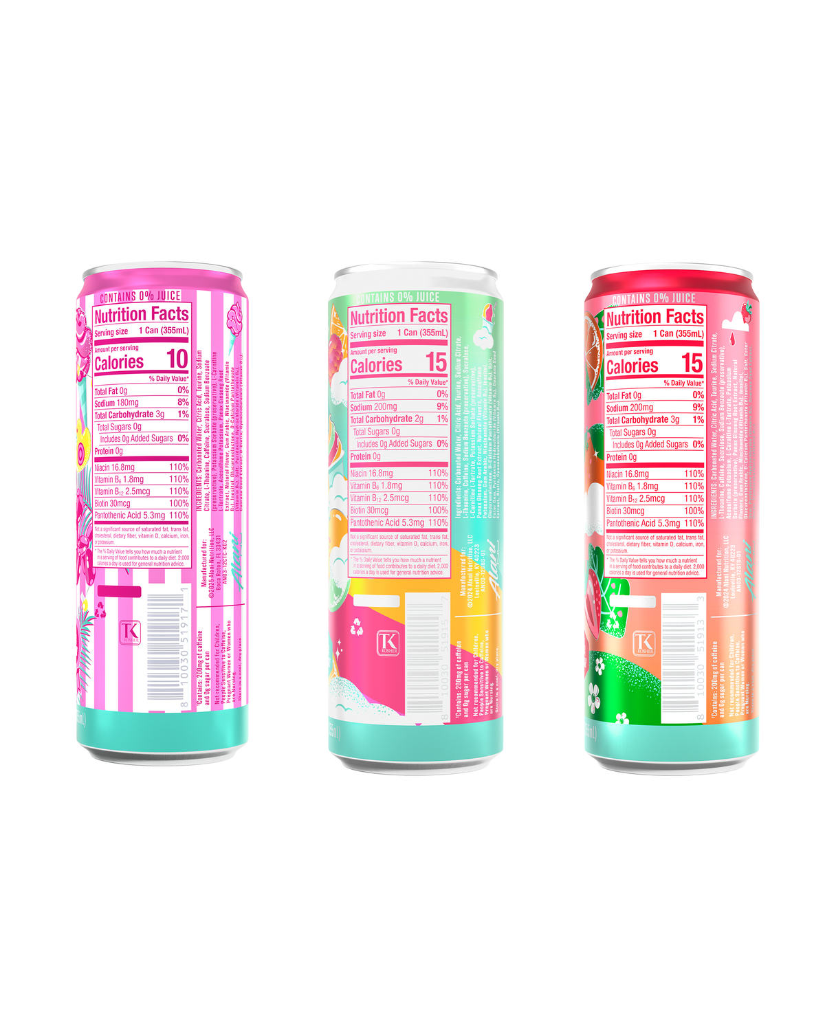 Dream Trio Zero-Sugar Energy Drink Variety Pack
