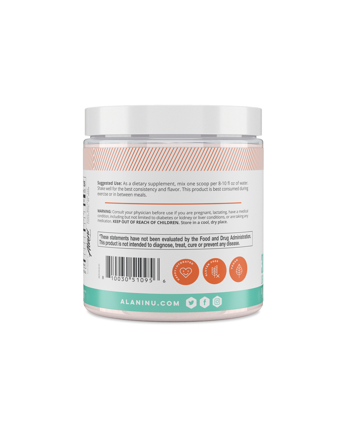 BCAA Recovery and Hydration Powder, Hawaiian Shaved Ice