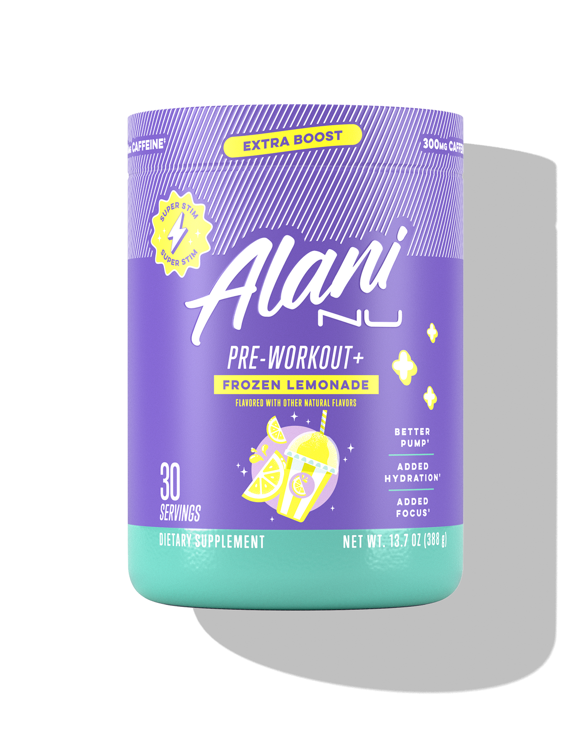 Frozen Lemonade Pre-Workout+ Supplement, 30 Servings