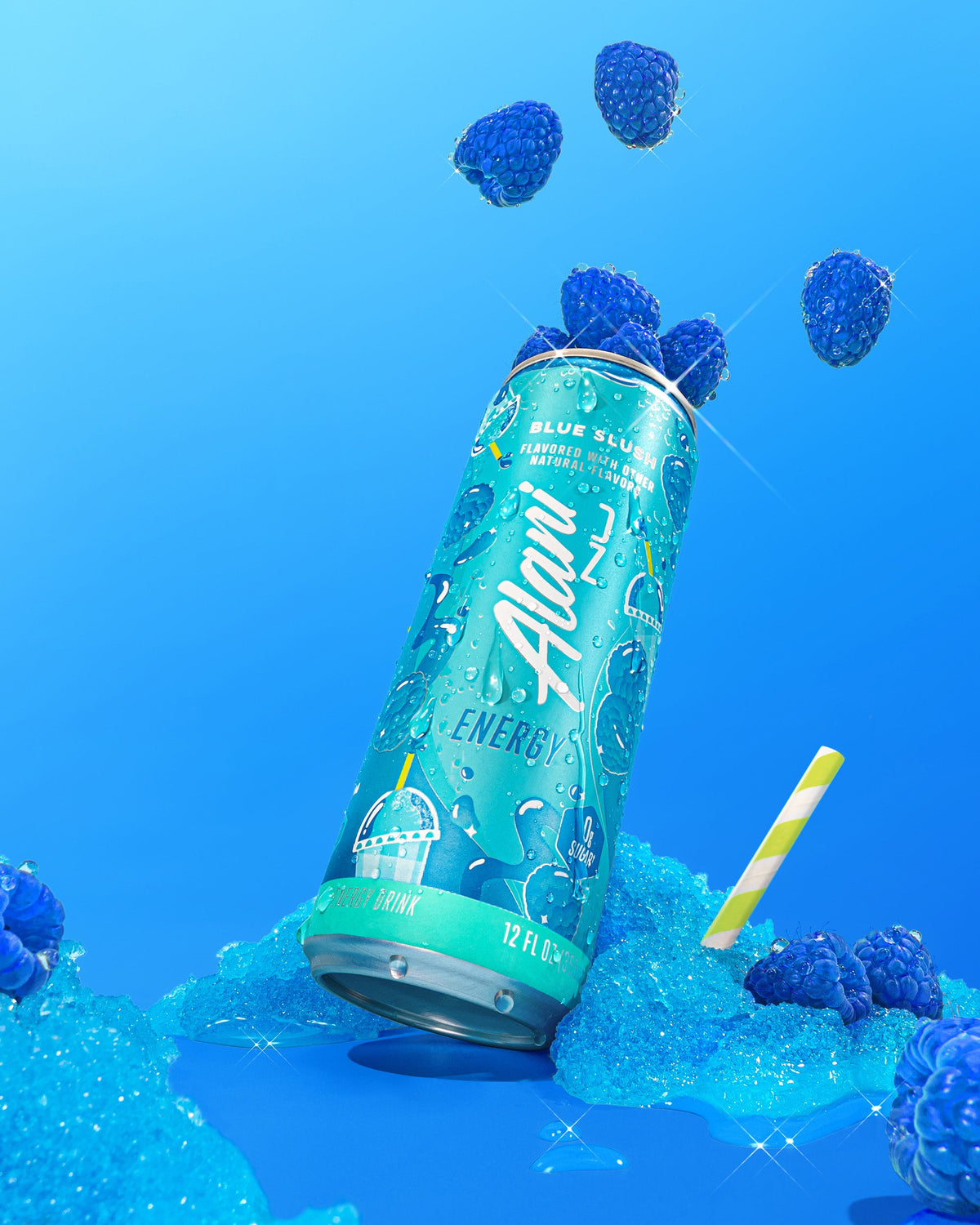 Blue Slush Matching Energy Drink and Pre-Workout+ Set
