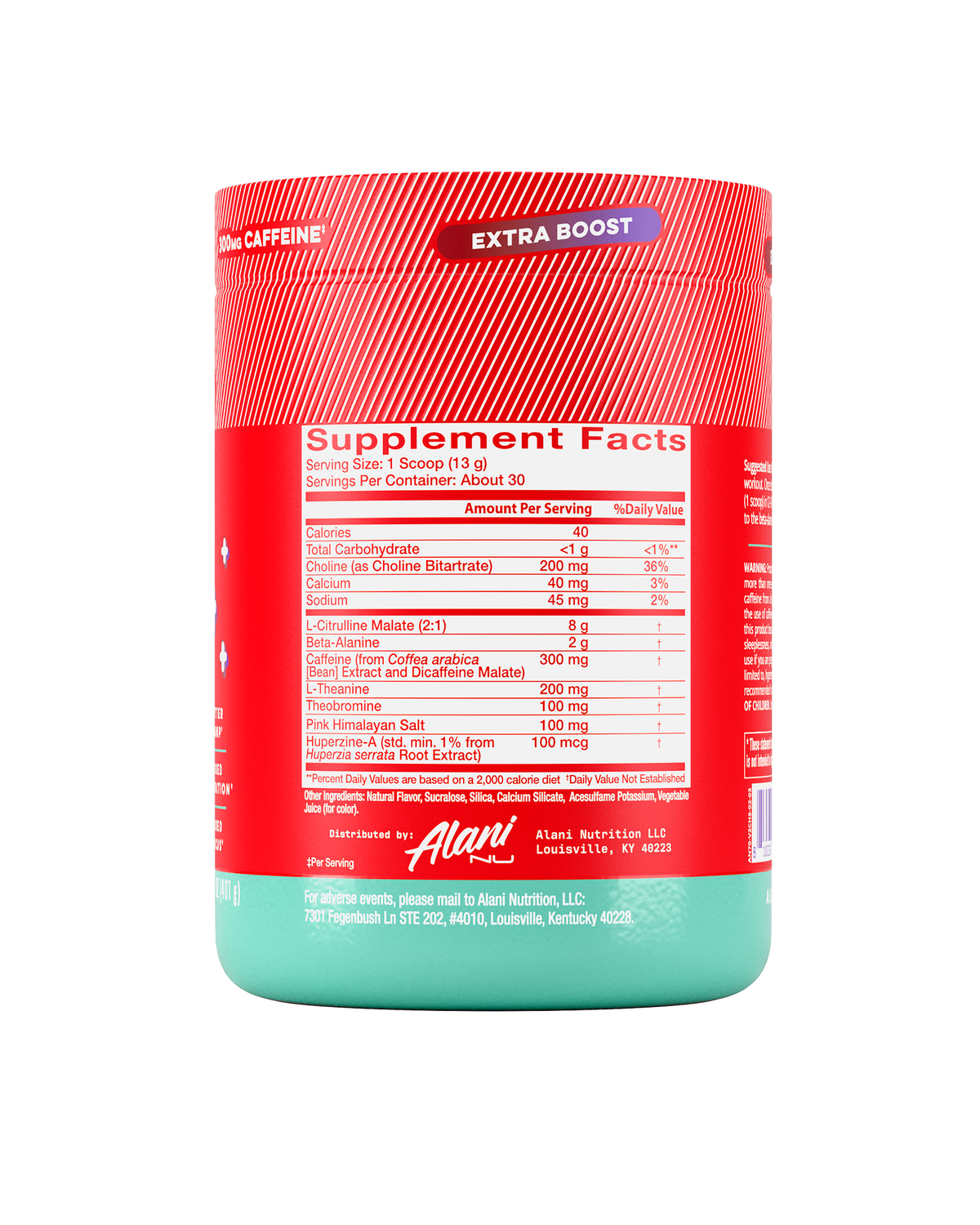 Cherry Slush Pre-Workout+ Supplement, 30 Servings
