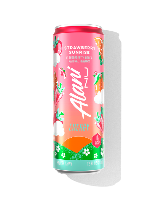 Strawberry Sunrise Zero-Sugar Energy Drink, 12-Pack
