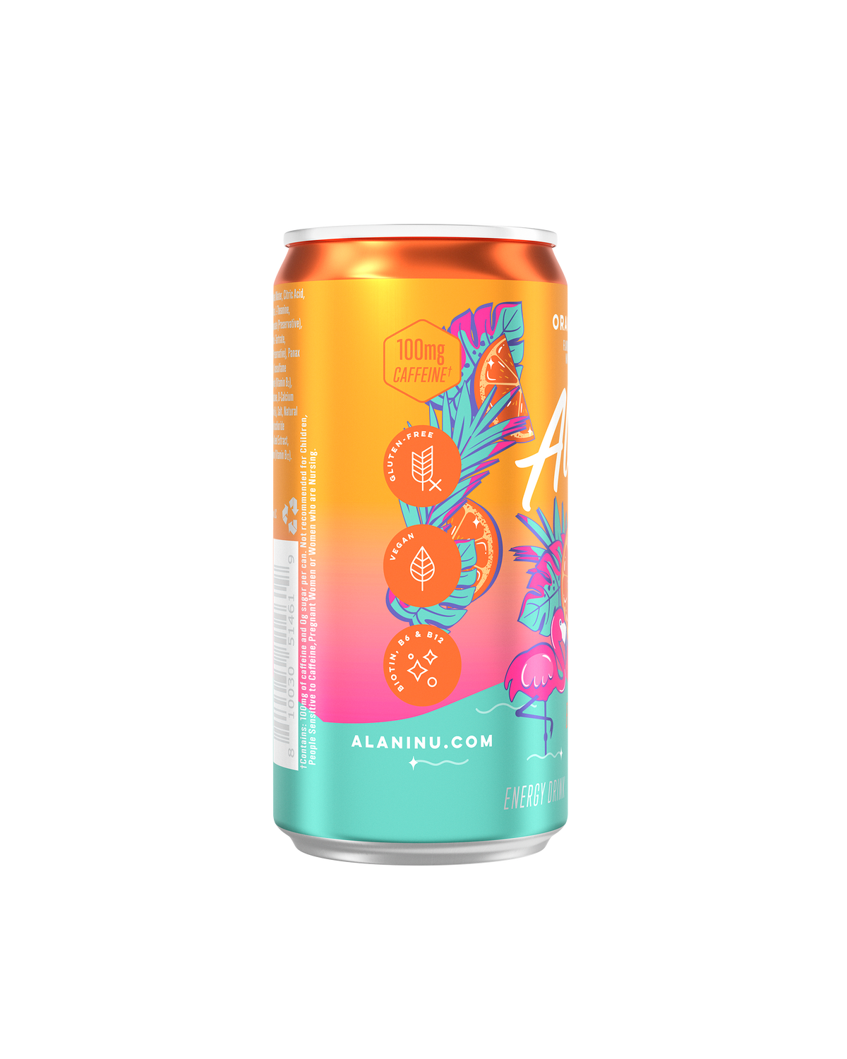 Orange Kiss Mini Energy Drink with B Vitamins, 24-Pack