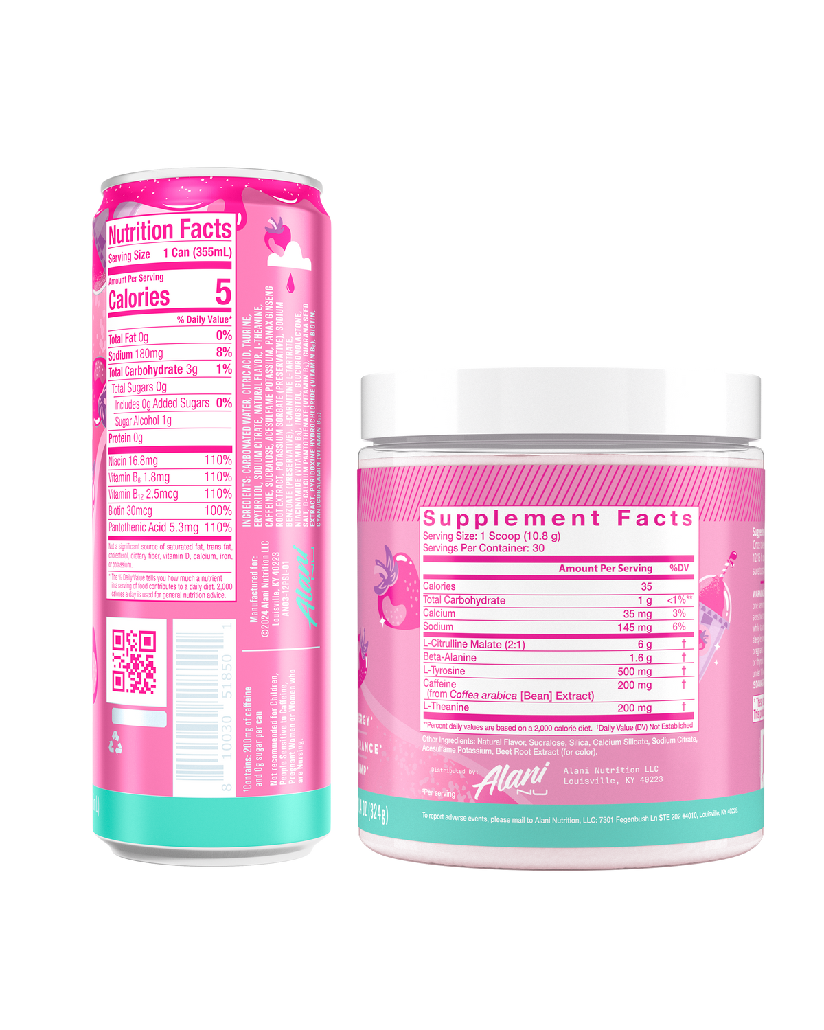 Pink Slush Energy Drink with Pre-Workout Bundle