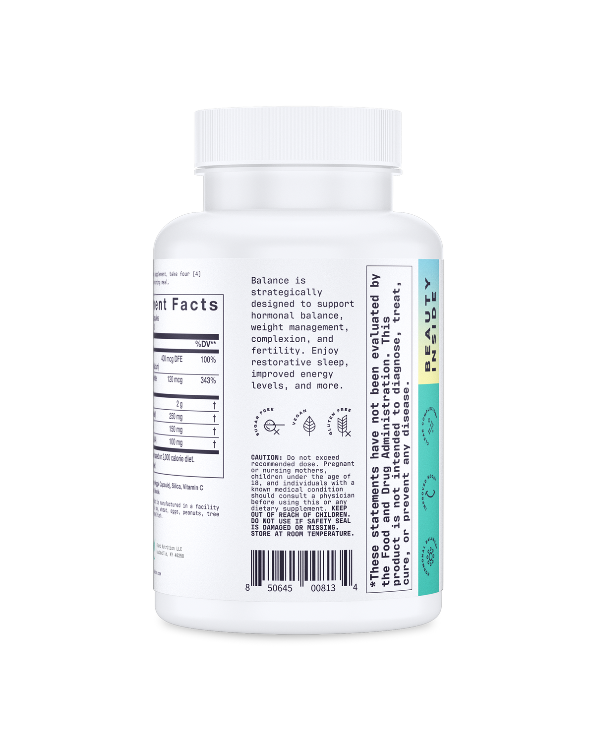 Balance Capsules with Folate and Myo-Inositol, 30-Day Supply